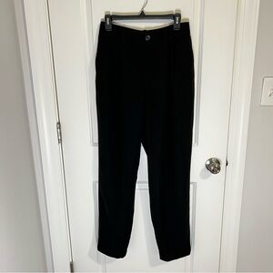 Vince Women’s High Waisted Black Pleated‎ Trouser Size 6 Business Casual